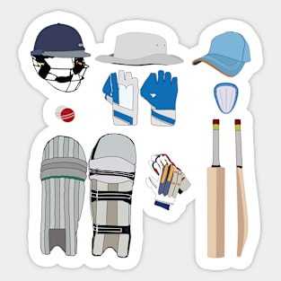 Cricket Accessories Stickers Sticker